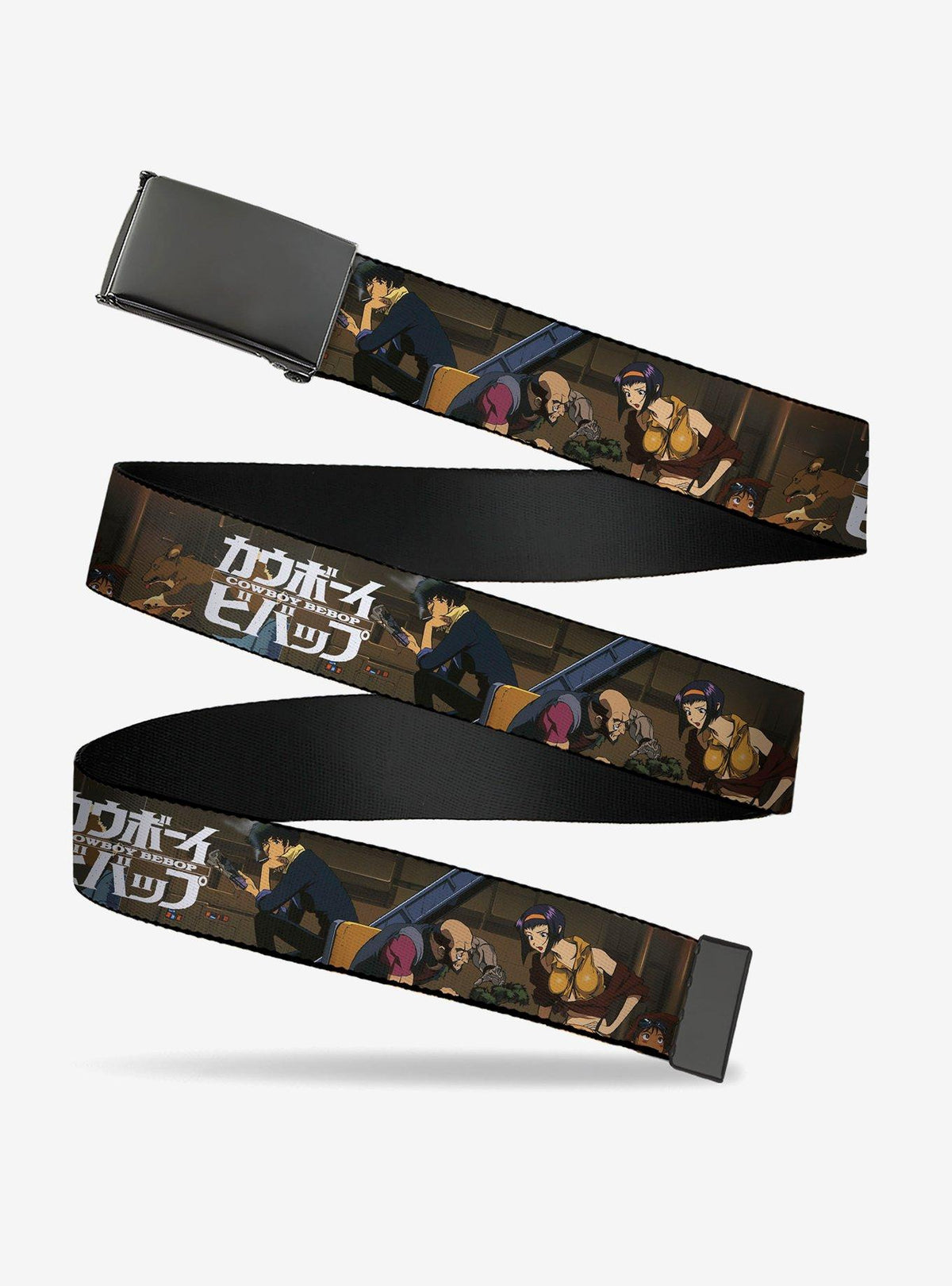 Cinturón reversible Cowboy Bebop: Jet Black y la tripulación