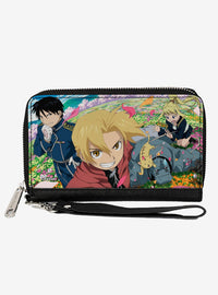 Billetera Fullmetal Alchemist: Brotherhood con cierre