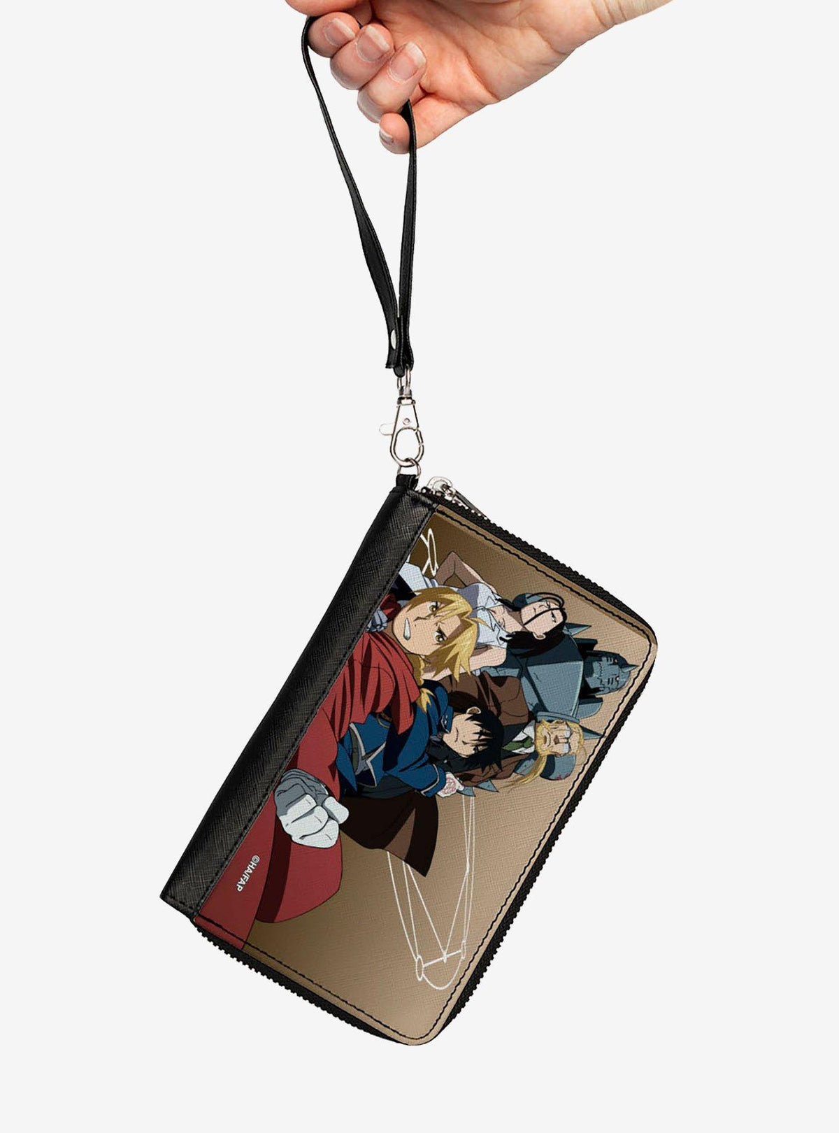 Fullmetal Alchemist: Brotherhood: billetera beige con 5 personajes