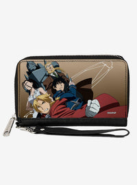 Fullmetal Alchemist: Brotherhood: billetera beige con 5 personajes