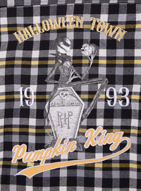 Camisa de franela Nightmare Before Christmas Halloween Town