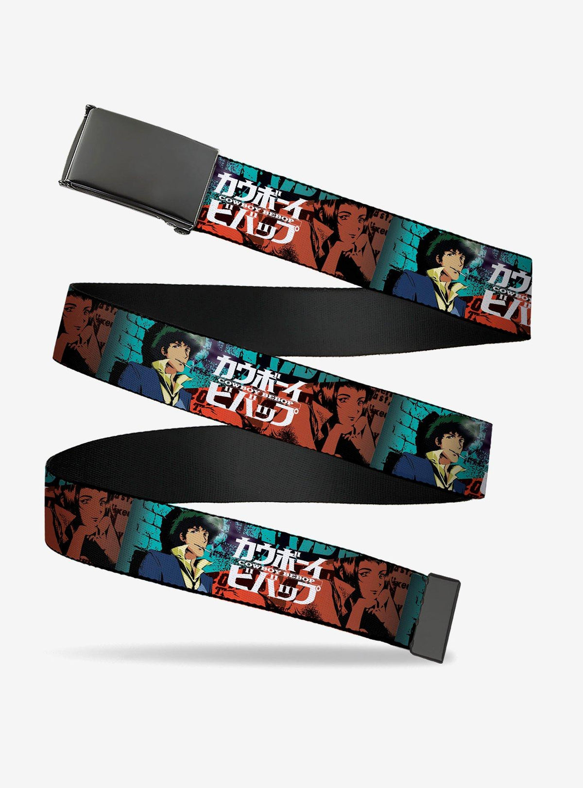 Cinturón reversible Cowboy Bebop con Spike y Faye