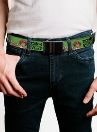 Cinturón reversible Cowboy Bebop verde y negro