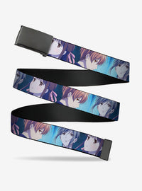 Cinturón azul Fruits Basket con Yuki, Tohru y Kyo