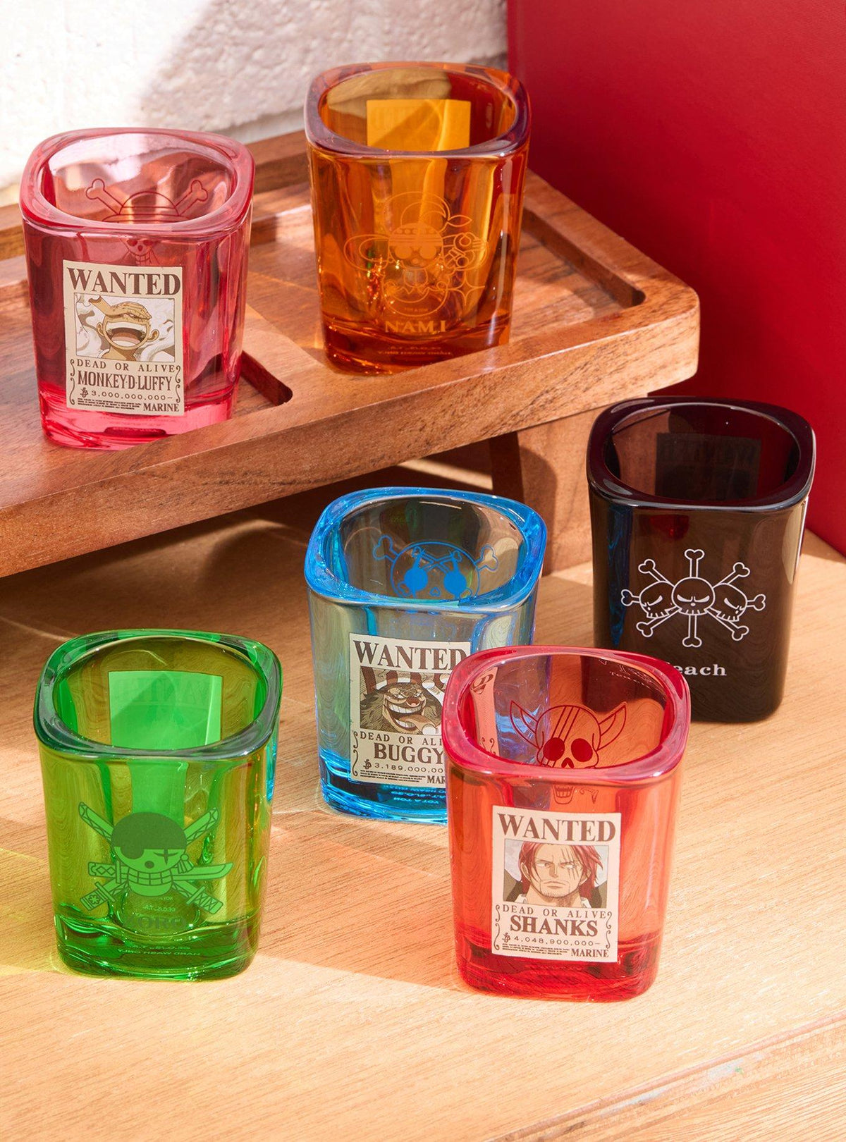 Vaso mini sorpresa One Piece: carteles de recompensa