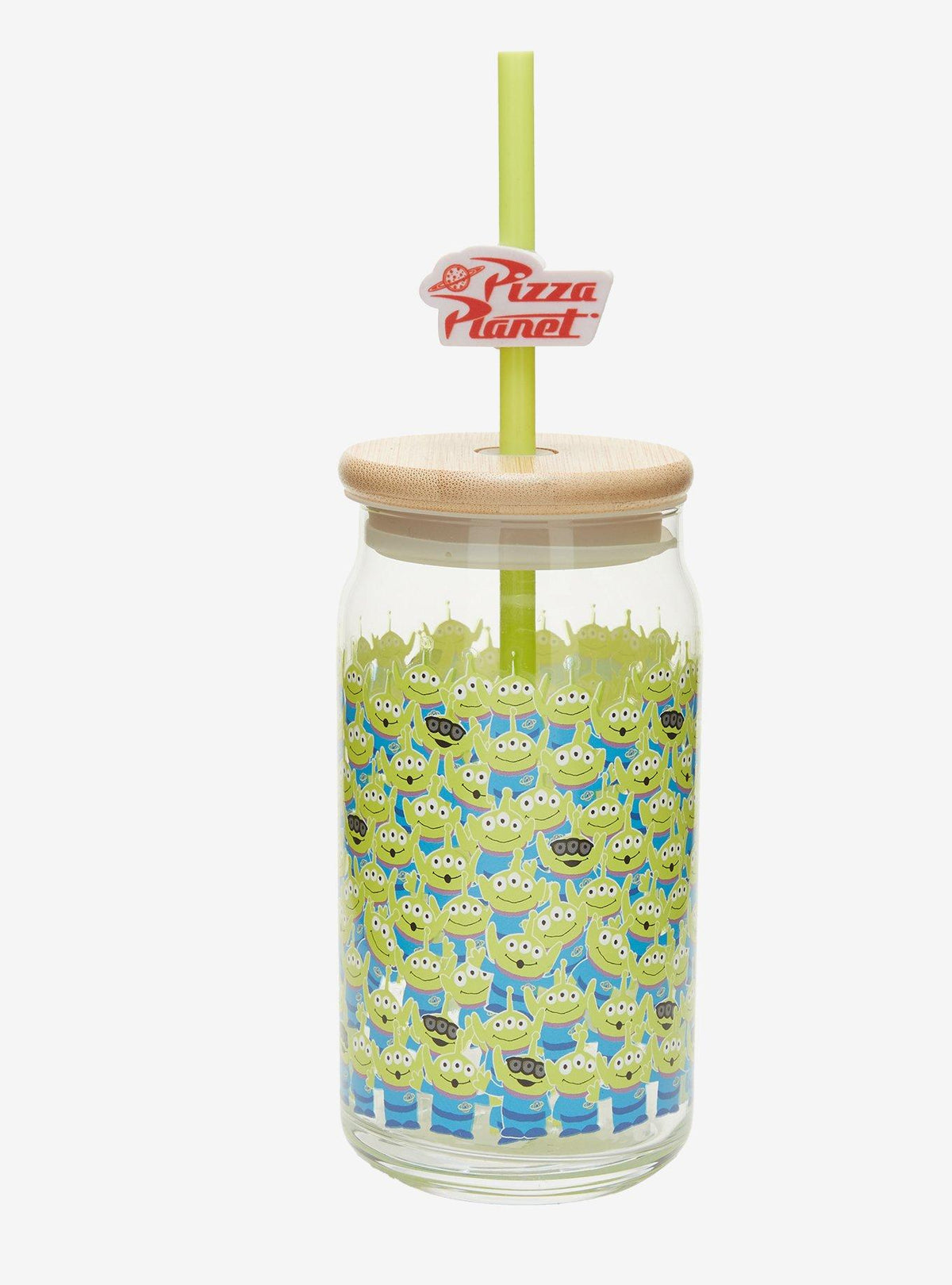 Vaso de vidrio Toy Story Aliens Pizza Planet