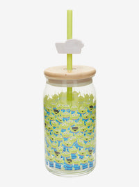 Vaso de vidrio Toy Story Aliens Pizza Planet