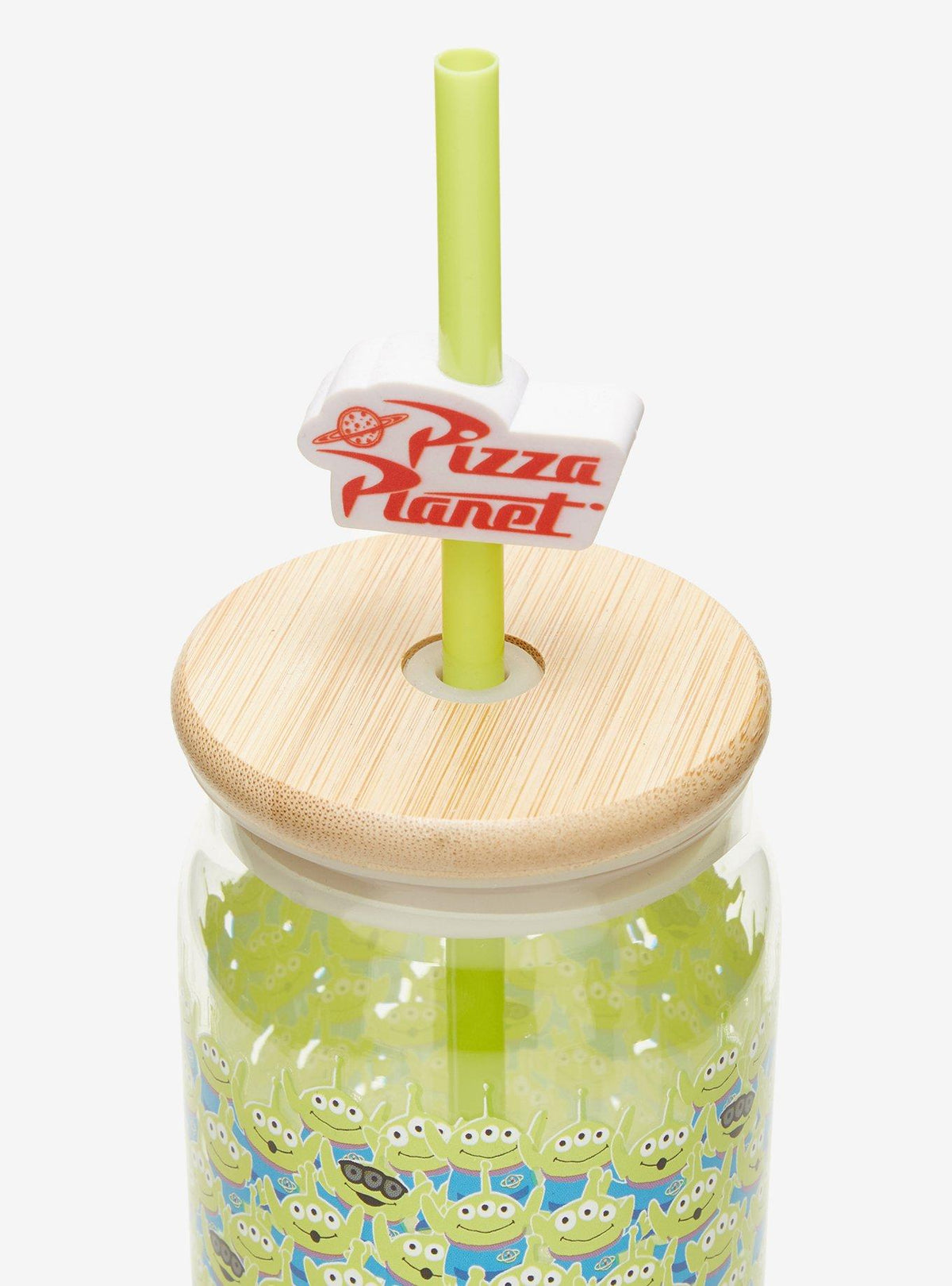 Vaso de vidrio Toy Story Aliens Pizza Planet