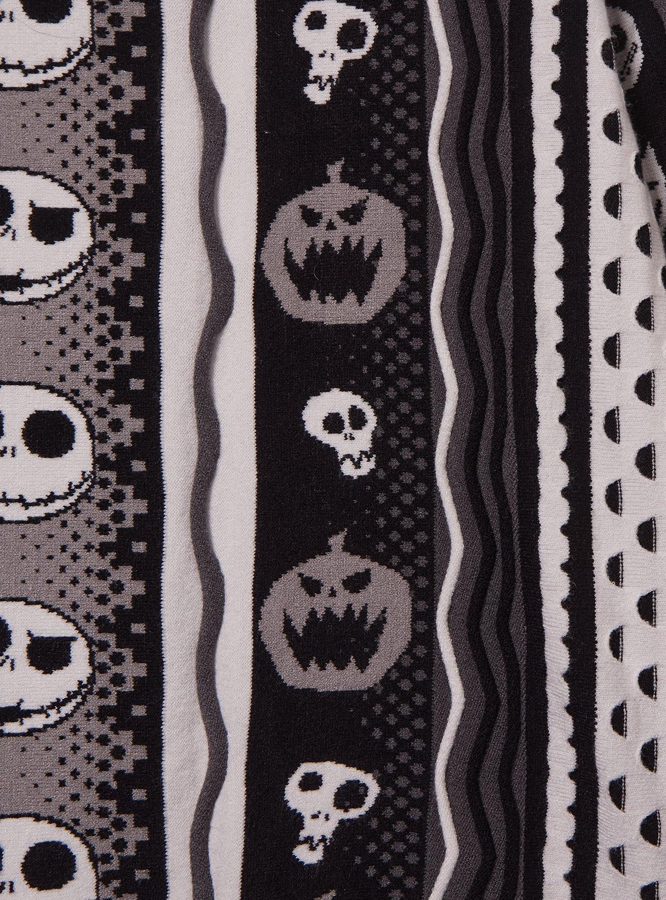 Polerón tejido texturizado de Jack Skellington