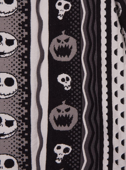 Polerón tejido texturizado de Jack Skellington