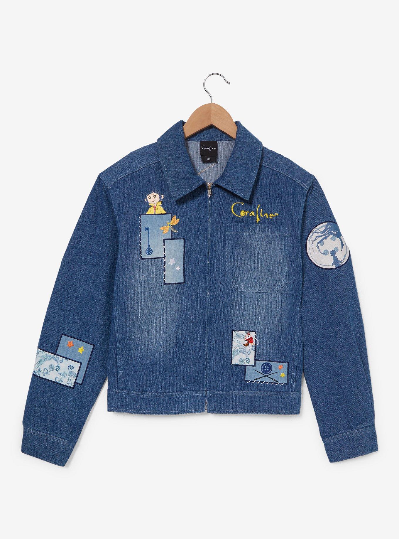 Chaqueta de mezclilla Coraline con parches - Mujer