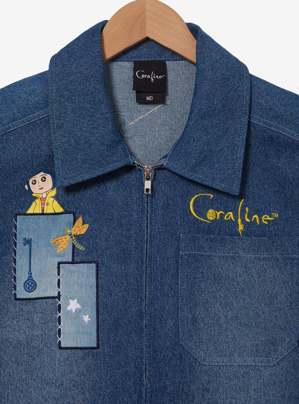 Chaqueta de mezclilla Coraline con parches - Mujer