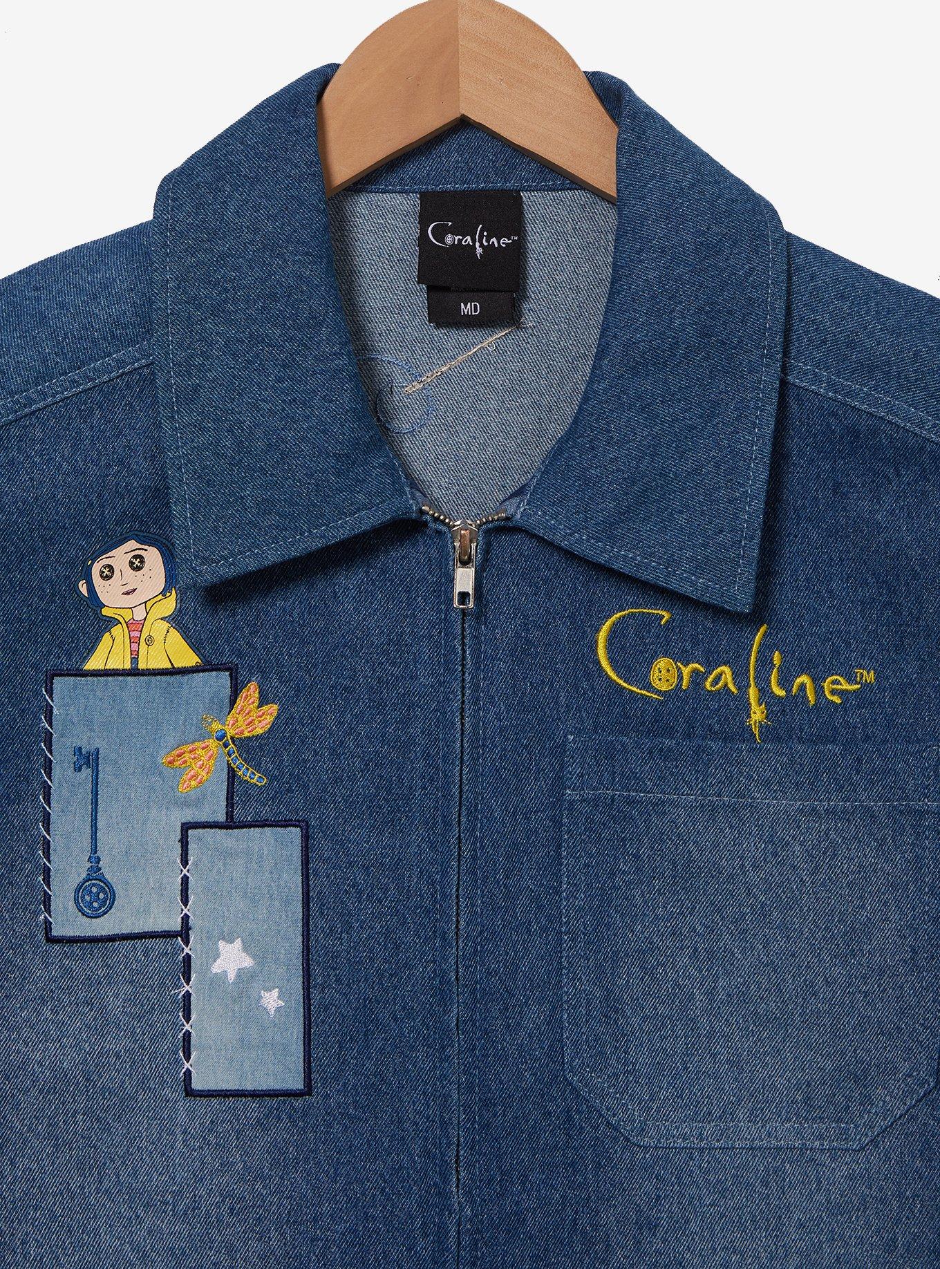 Chaqueta de mezclilla Coraline con parches - Mujer