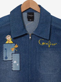 Chaqueta de mezclilla Coraline con parches - Mujer
