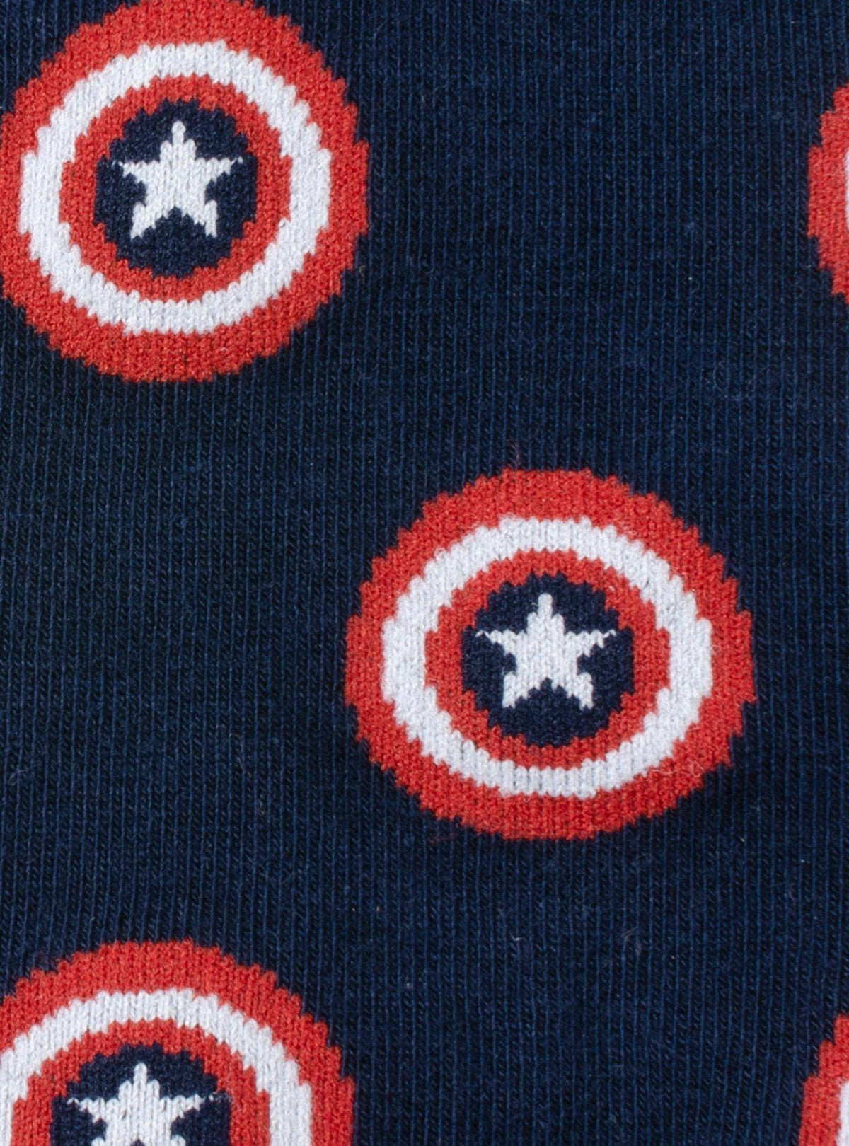 Set de calcetines tobilleros y pin de Captain America