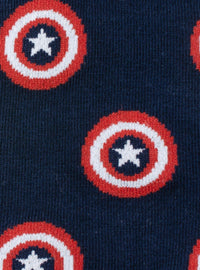 Set de calcetines tobilleros y pin de Captain America