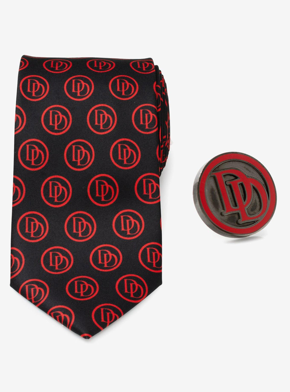 Set de corbata y pin de solapa Daredevil de Marvel