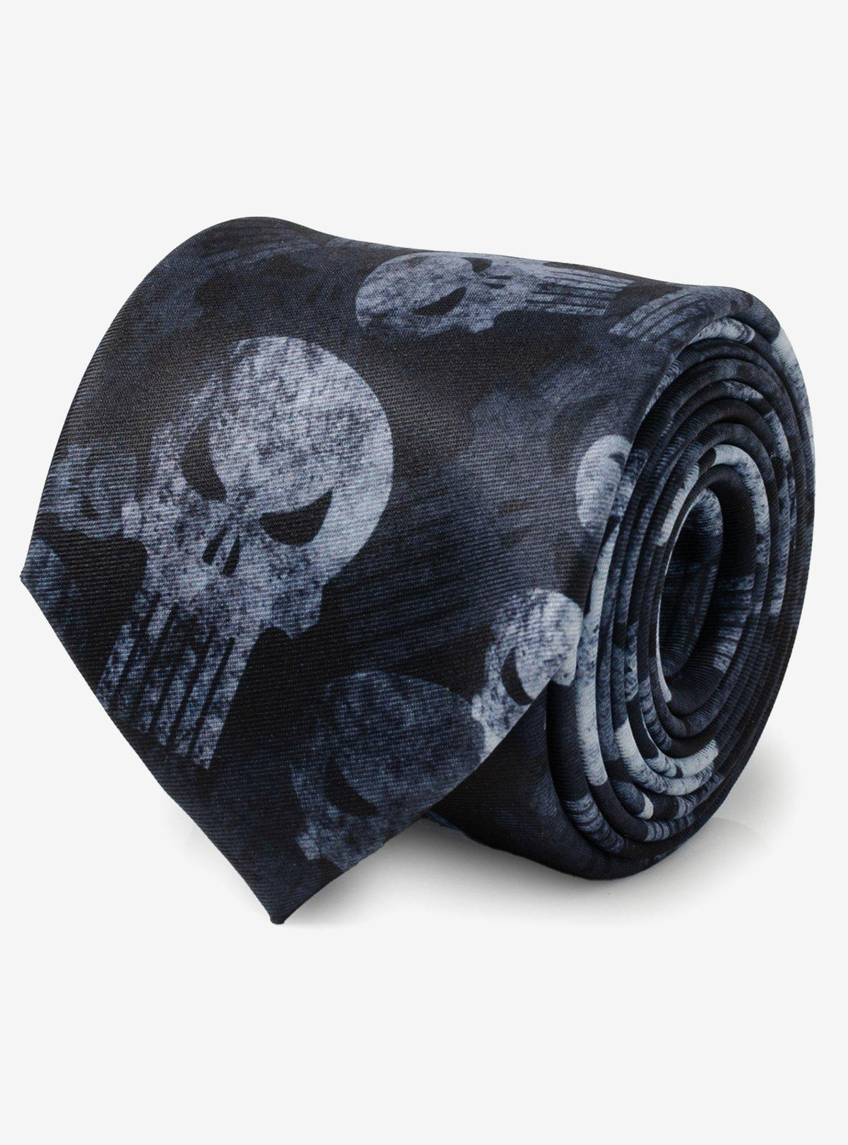 Corbata Marvel de The Punisher verde petróleo