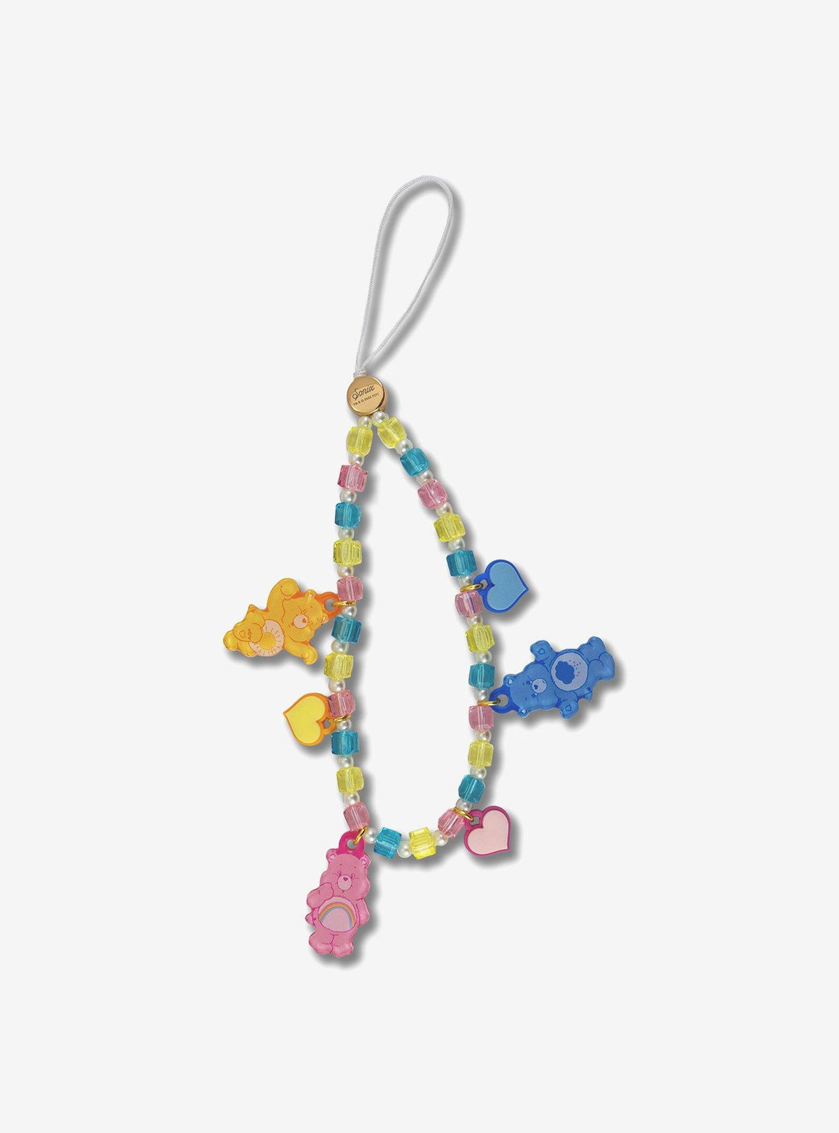Colgante para celular Care Bears x Sonix con cuentas pastel