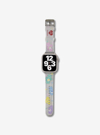 Correa pastel transparente para Apple Watch de Care Bears