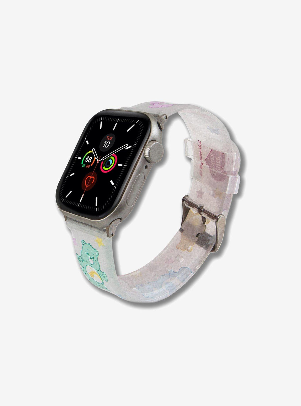Correa pastel transparente para Apple Watch de Care Bears