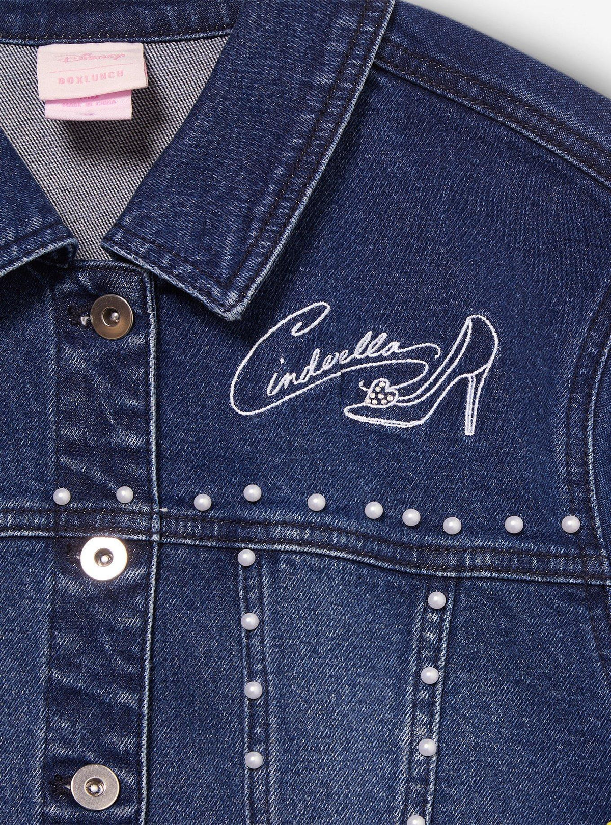 Chaqueta de mezclilla Disney Cinderella con castillo