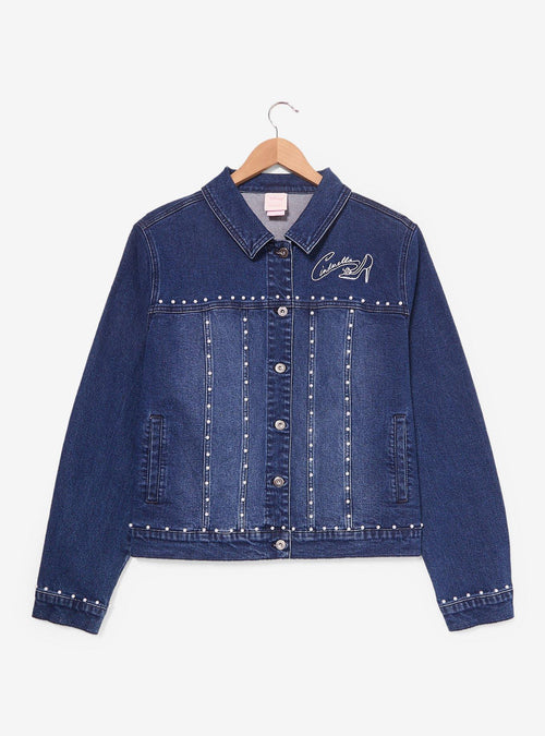 Chaqueta de mezclilla Cinderella con castillo