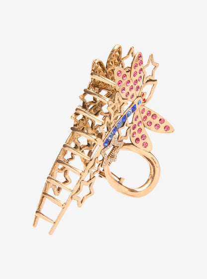 Pinza de pelo Coraline con strass de libélula