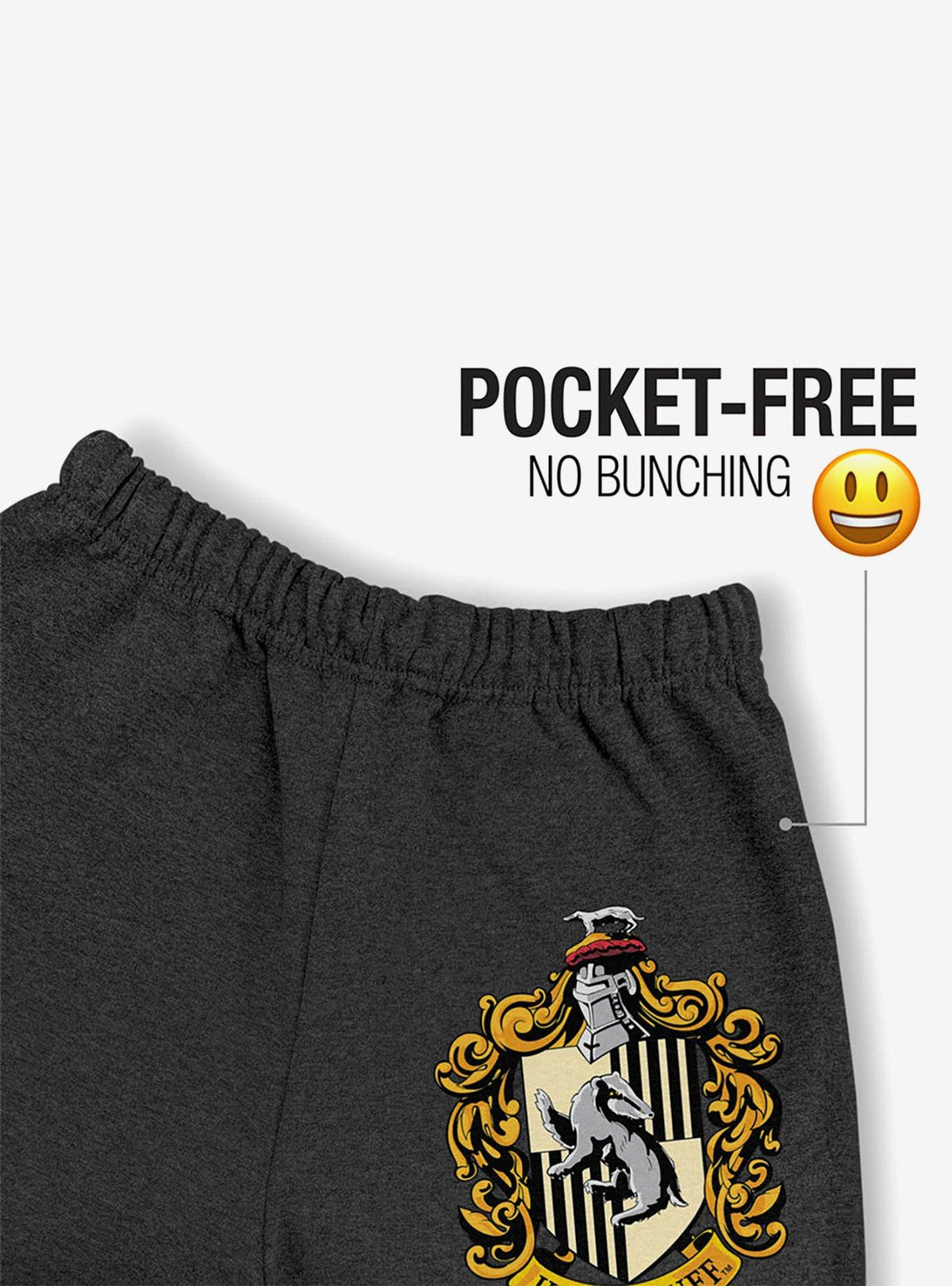 Pantalón de buzo Harry Potter con escudo de Hufflepuff