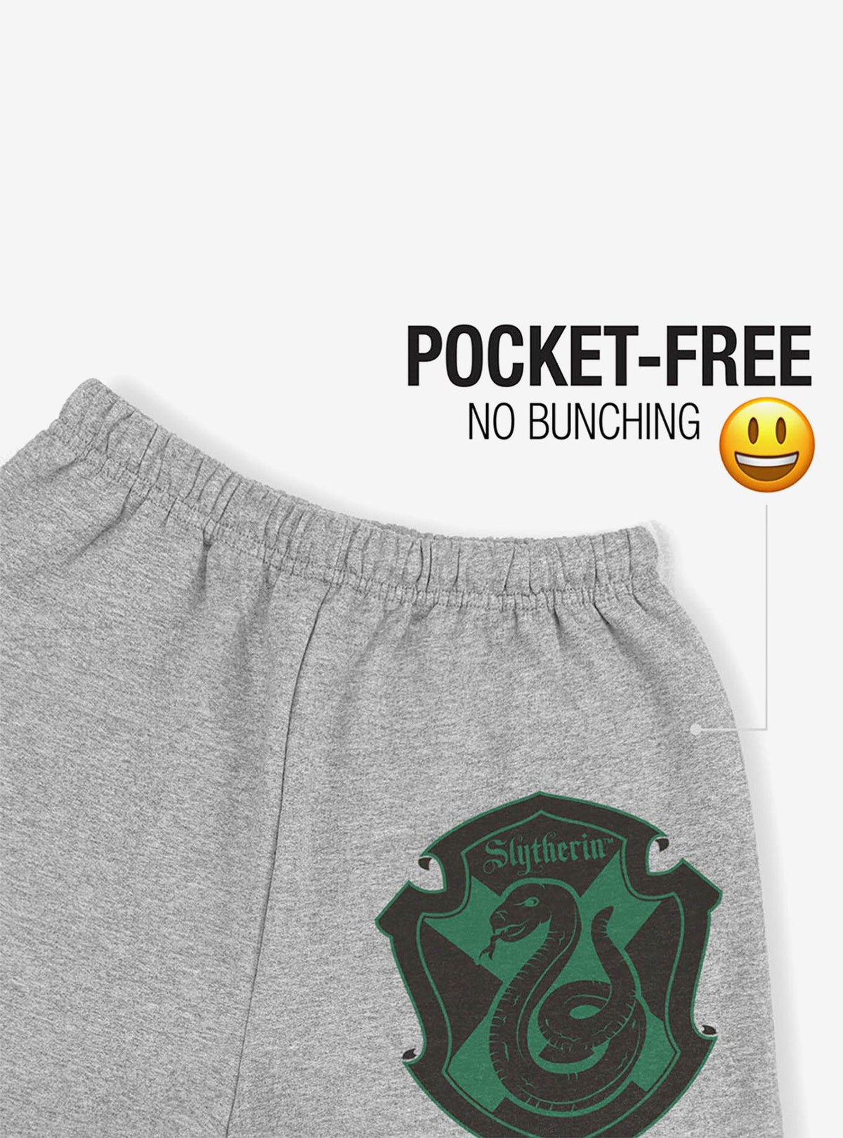 Pantalón de buzo a cuadros con emblema de Slytherin