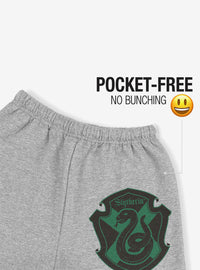 Pantalón de buzo a cuadros con emblema de Slytherin