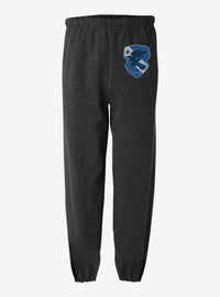 Pantalón de buzo a cuadros con escudo de Ravenclaw