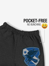 Pantalón de buzo a cuadros con escudo de Ravenclaw