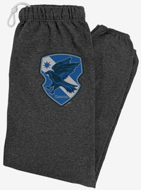Pantalón de buzo a cuadros con escudo de Ravenclaw