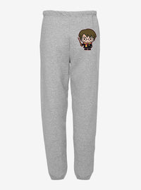 Pantalón de buzo Harry Potter con personajes chibi