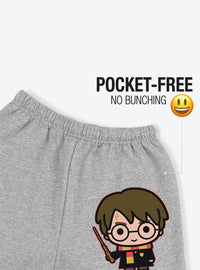 Pantalón de buzo Harry Potter con personajes chibi