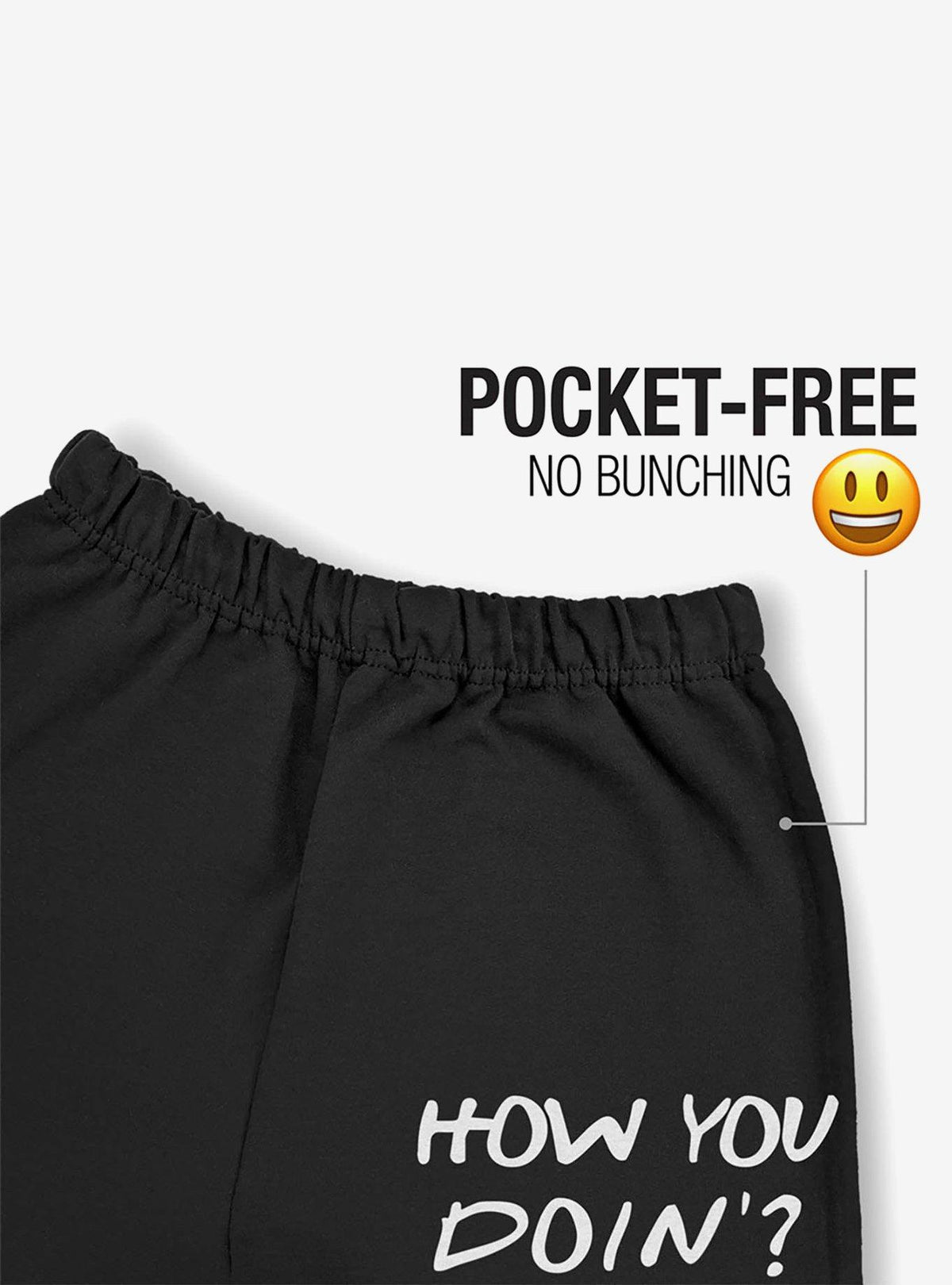 Pantalón de buzo Friends con frase “How You Doin'?”