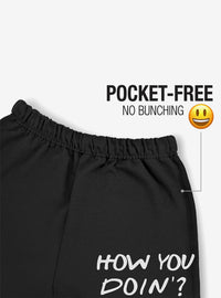 Pantalón de buzo Friends con frase “How You Doin'?”