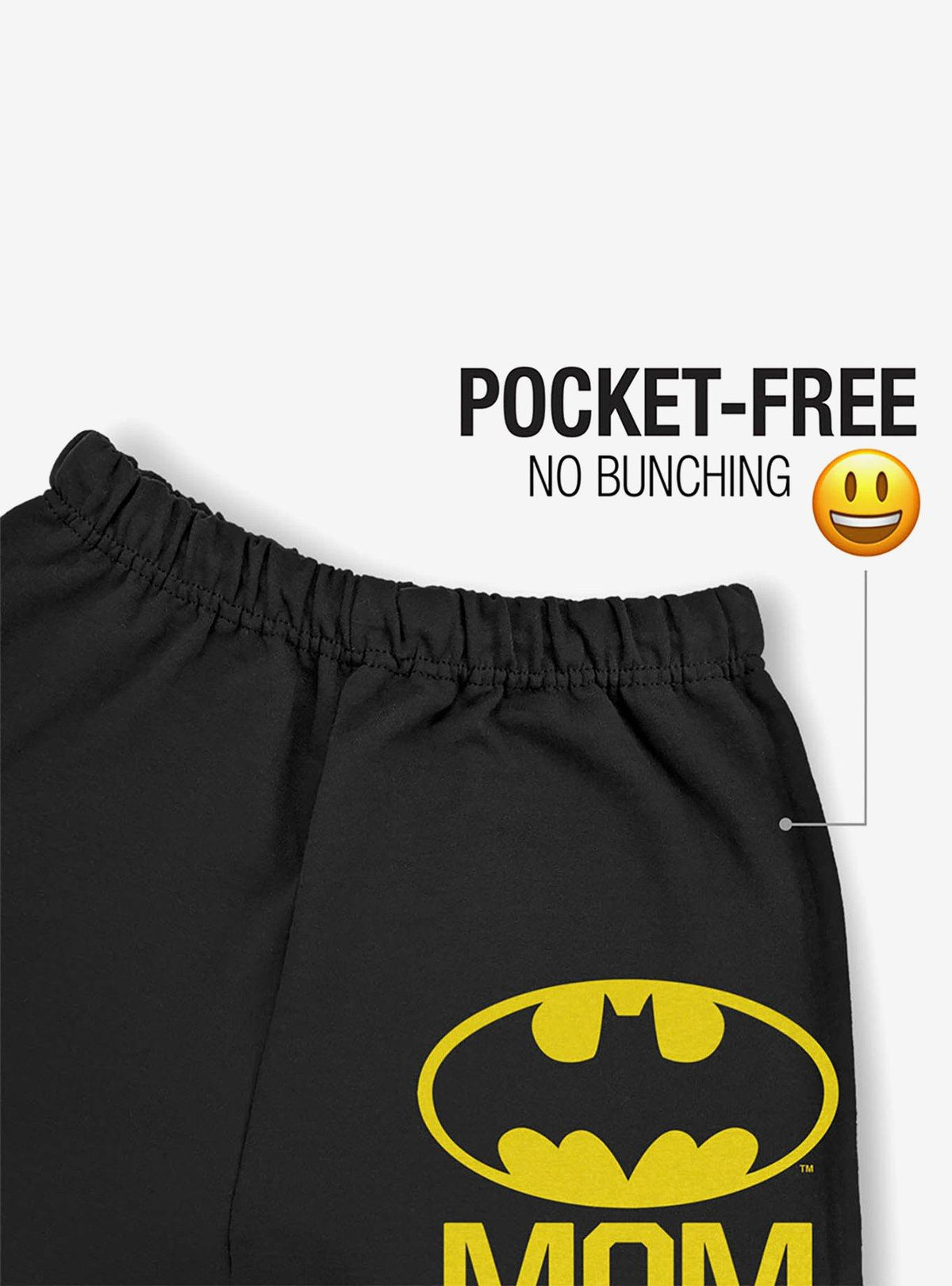 Pantalón de buzo Batman Bat Mom con logo de escudo