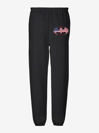 Pantalón de buzo Batman con escudo y bandera de EE. UU.