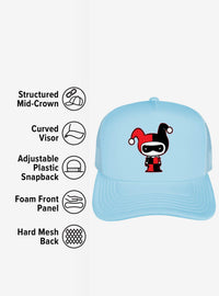 Jockey trucker de espuma Batman y Harley Quinn Chibi