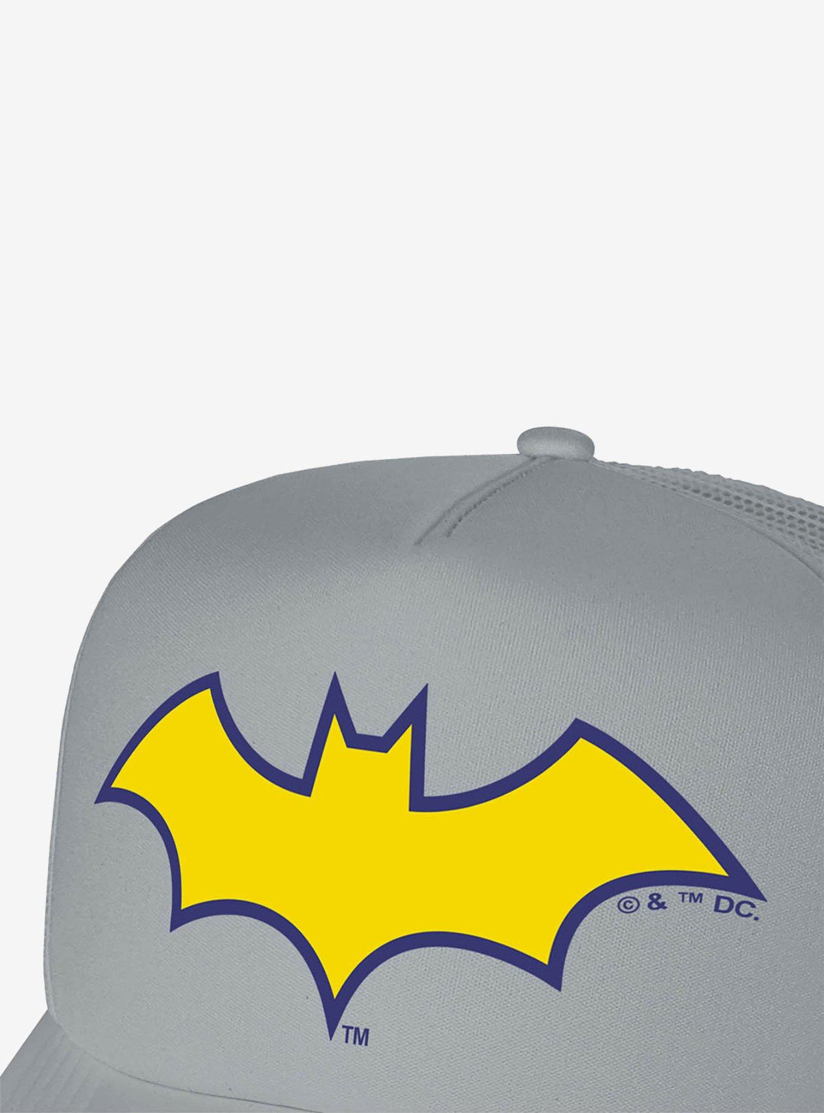 Jockey trucker de espuma con logos de Batman y Batgirl