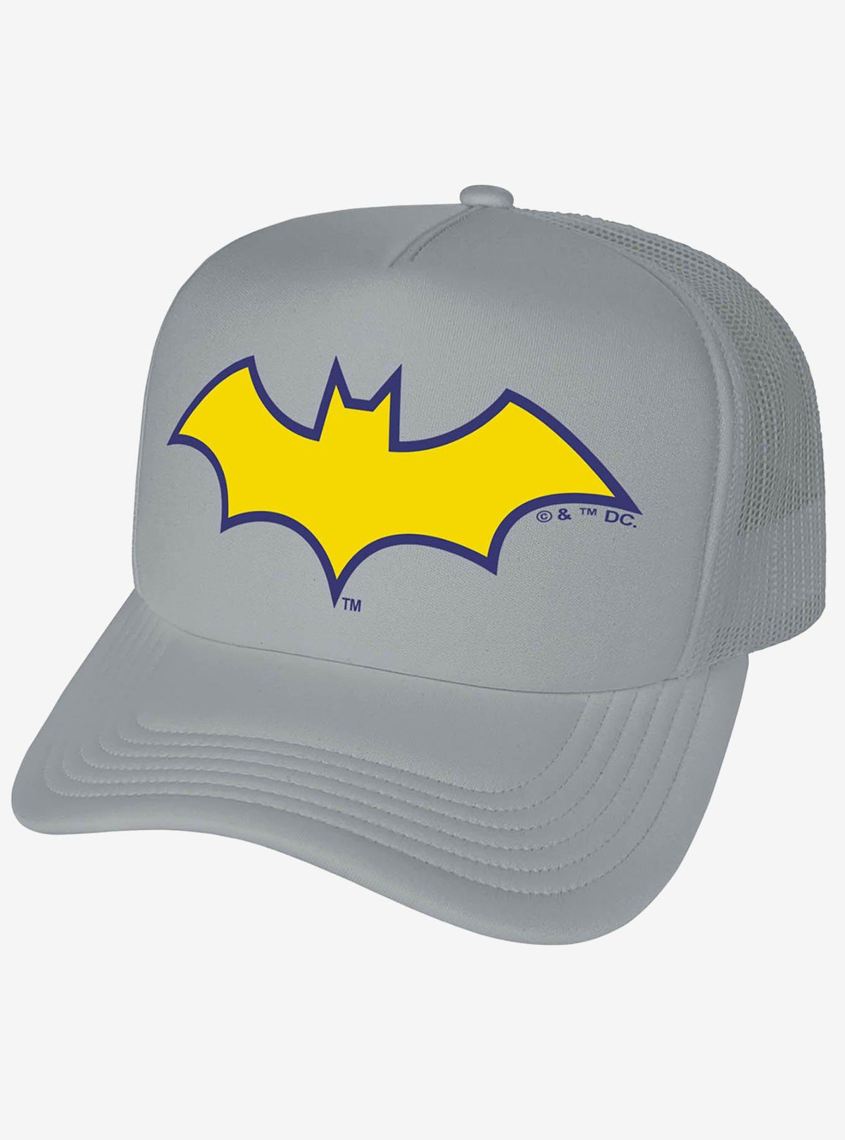 Jockey trucker de espuma con logos de Batman y Batgirl