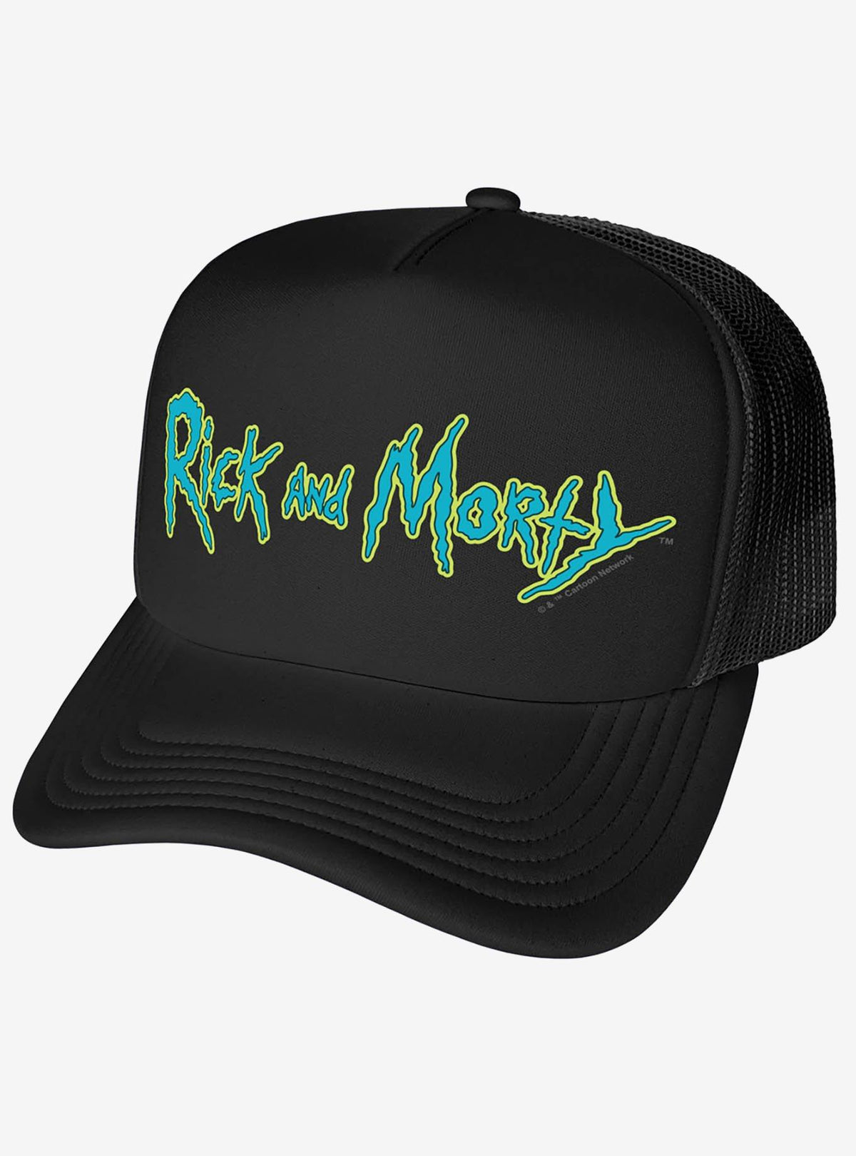 Jockey trucker de espuma con logo de Rick and Morty