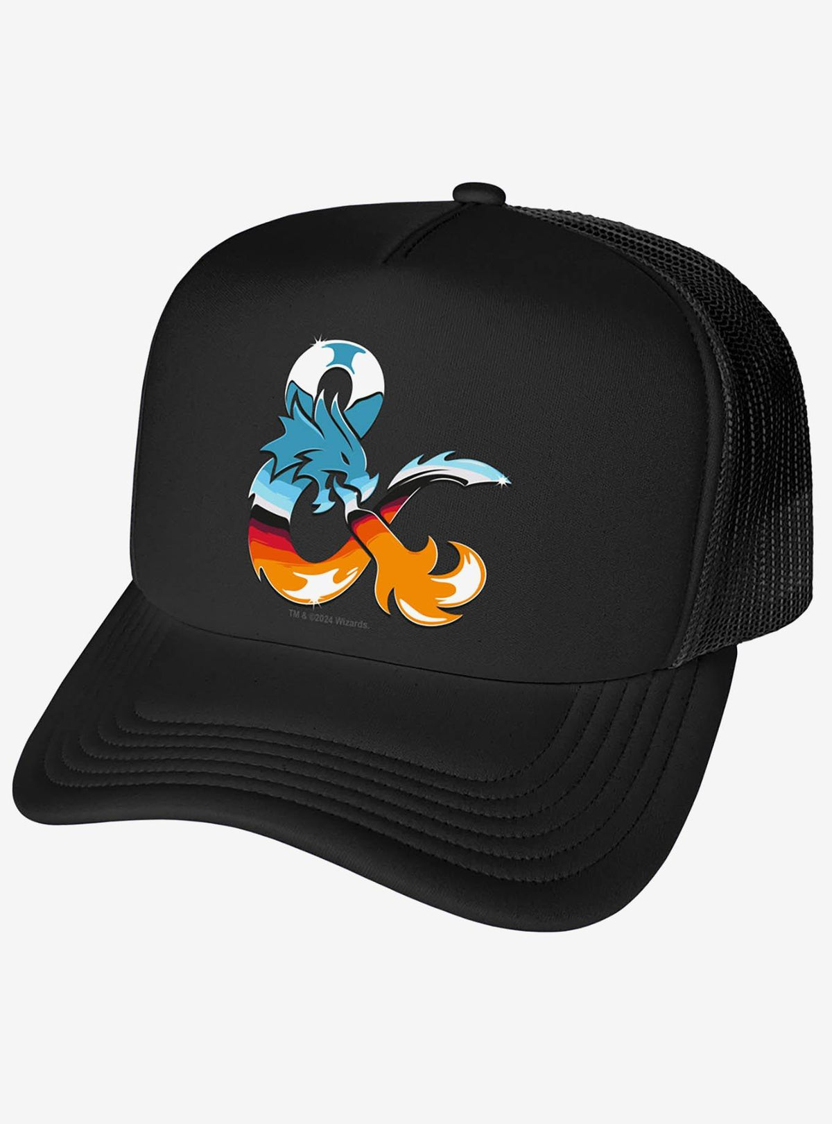 Jockey trucker de espuma Dungeons & Dragons con ampersand cromado