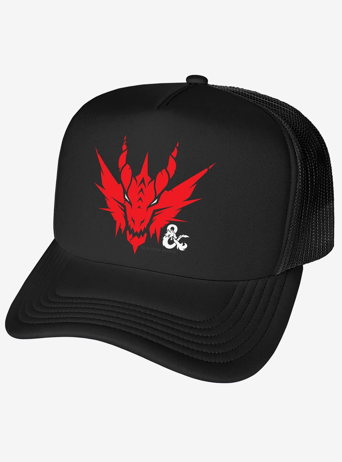 Jockey trucker de Dungeons & Dragons con dragón rojo