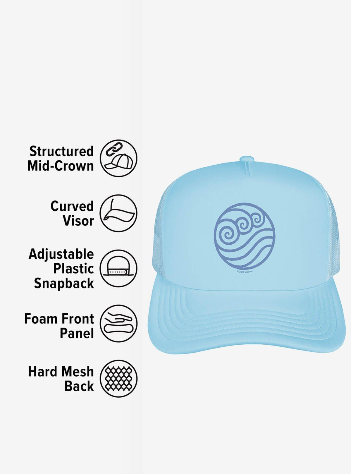 Jockey trucker de espuma Avatar: La leyenda de Aang
