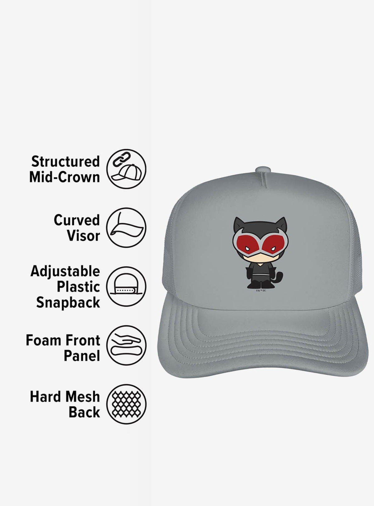Jockey trucker chibi de Batman y Catwoman