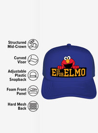 Jockey trucker de espuma E is for Elmo - Sesame Street