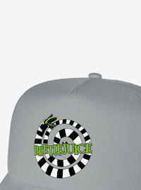 Jockey trucker de espuma Beetlejuice con logo del gusano de arena